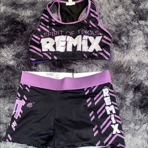 SPIRIT OF TEXAS sports bra and spandex